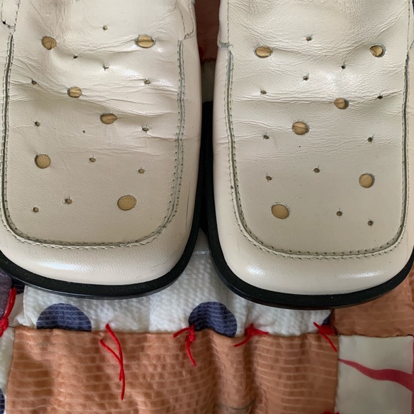 Marc O’Polo Mens Cream Leather Loafers Sz 4.5 - Picture 3 of 8